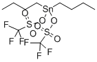 ジブチルすずビス(トリフルオロメタンスルホナート) 化学構造式