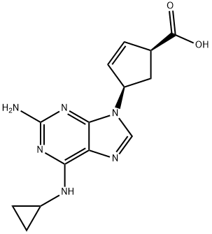 カルボン酸アバカビル 化学構造式