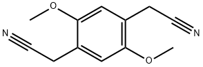 (2,5-ジメトキシ-p-フェニレン)ジアセトニトリル 化学構造式