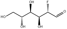 2-デオキシ-2-フルオロ-D-マンノース 化学構造式