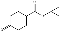 4-オキソシクロヘキサン-1-カルボン酸TERT-ブチル 化学構造式