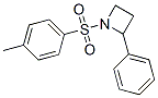 2-フェニル-1-[(4-メチルフェニル)スルホニル]アゼチジン 化学構造式