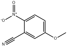 2-硝基-5-甲氧基苯腈, 38469-84-0, 结构式