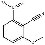2-ニトロ-6-メトキシベンゾニトリル 化学構造式