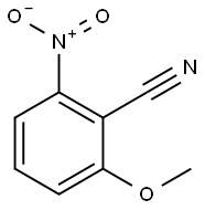 2-ニトロ-6-メトキシベンゾニトリル 化学構造式