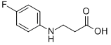 N-(4-FLUOROPHENYL)-3-AMINOPROPIONIC ACID Struktur