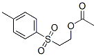 Acetic acid 2-(p-tolylsulfonyl)ethyl ester Struktur