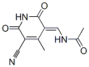 Acetamide, N-[(5-cyano-1,6-dihydro-4-methyl-2,6-dioxo-3(2H)-pyridinylidene)methyl]- (9CI) 结构式
