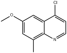 4-CHLORO-6-METHOXY-8-METHYLQUINOLINE Structure