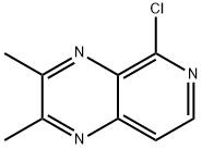 5-CHLORO-2,3-DIMETHYLPYRIDO[4,3-B]PYRAZINE Struktur