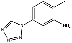 2-メチル-5-(1H-テトラゾール-1-イル)アニリン 化学構造式