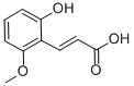 3-(2-HYDROXY-6-METHOXY-PHENYL)-ACRYLIC ACID,38489-79-1,结构式