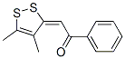 2-(4,5-Dimethyl-3H-1,2-dithiol-3-ylidene)-1-phenylethanone Structure