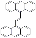 (E)-1,2-ビス(9-アントリル)エテン 化学構造式
