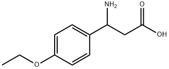 3-アミノ-3-(4-エトキシフェニル)プロパン酸 化学構造式