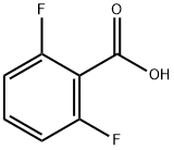 2,6-ジフルオロ安息香酸 化学構造式