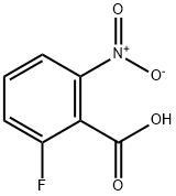 2-氟-6-硝基苯甲酸, 385-02-4, 结构式