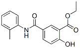 ethyl 2-hydroxy-5-[(2-methylphenyl)carbamoyl]benzoate Structure