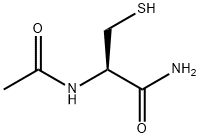 N-Acetylcysteine amide Struktur