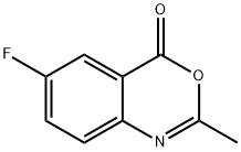 6-fluoro-2-methyl-4H-benzo[d][1,3]oxazin-4-one Struktur