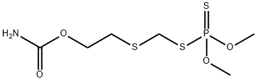 Carbamic acid 2-(dimethoxythiophosphinoylthiomethylthio)ethyl ester Struktur