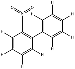 2-ニトロジフェニル-D9 化学構造式