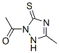 3H-1,2,4-Triazole-3-thione, 2-acetyl-1,2-dihydro-5-methyl- (9CI) Struktur
