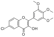 4H-1-BENZOPYRAN-4-ONE, 6-CHLORO-3-HYDROXY-2-(3,4,5-TRIMETHOXYPHENYL)-|