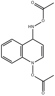 O,O-diacetyl-4-hydroxyaminoquinoline 1-oxide Structure