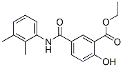 ethyl 5-[(2,3-dimethylphenyl)carbamoyl]-2-hydroxy-benzoate Struktur