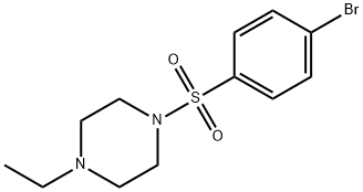 1-(4-BROMOPHENYLSULFONYL)-4-ETHYLPIPERAZINE,385404-09-1,结构式
