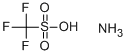 トリフルオロメタンスルホン酸アンモニウム 化学構造式