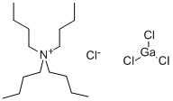 四丁基四氯镓酸铵 结构式