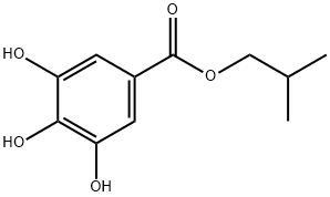 没食子酸イソブチル 化学構造式