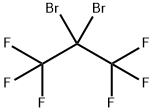 2,2-ジブロモ-1,1,1,3,3,3-ヘキサフルオロプロパン 化学構造式