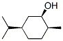 2β-メチル-5β-(1-メチルエチル)シクロヘキサン-1β-オール 化学構造式