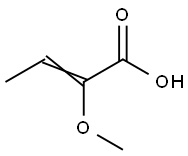 2-甲氧基丁烯酸,38588-37-3,结构式