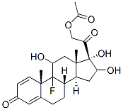 21-乙酰氧基-9Α-氟-11Β,16Α,17Α-三羟基孕甾-1,4-二烯-3,20-二酮,3859-65-2,结构式