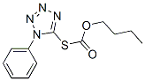 O-butyl S-(1-phenyl-1H-tetrazol-5-yl) thiocarbonate Struktur