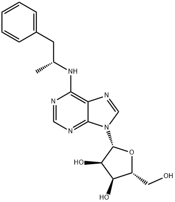 (-)-N6-(2-PHENYLISOPROPYL)-ADENOSINE Structure