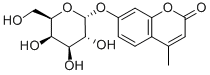 4-甲基伞形酮-Α-D-吡喃半乳糖苷 结构式