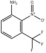 2-硝基-3-三氟甲基苯胺, 386-71-0, 结构式
