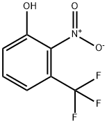 2-ニトロ-3-(トリフルオロメチル)フェノール 化学構造式