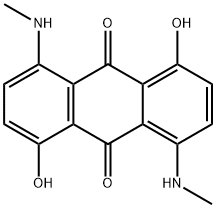 1,5-二羟基-4,8-(甲基氨基)-9,10-蒽二酮 结构式