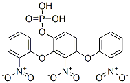 1-bis(2-nitrophenoxy)phosphoryloxy-2-nitro-benzene Structure
