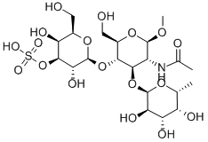 3'-SulfatedLewisXmethylglycoside|甲基 O-6-脱氧-ALPHA-L-吡喃半乳糖基-(1-3)-O-[3-O-磺基-BETA-D-吡喃半乳糖基-(1-4)]-2-(乙酰氨基)-2-脱氧-BETA-D-吡喃葡萄糖苷