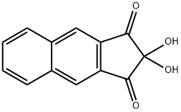2,2-DIHYDROXY-(1H)-BENZ[F]INDENE-1,3(2H)-DIONE MONOHYDRATE Struktur