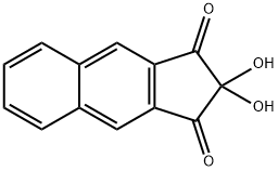 2,2-DIHYDROXY-(1H)-BENZ[F]INDENE-1,3(2H)-DIONE MONOHYDRATE Structure