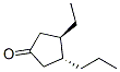 Cyclopentanone, 3-ethyl-4-propyl-, (3R,4R)- (9CI),386272-93-1,结构式