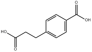 3-(4-カルボキシフェニル)プロピオン酸 化学構造式